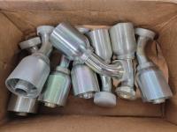 (8) 1 Inch Eaton Aeroquip Hydraulic Fittings