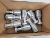 (8) 1 Inch Eaton Aeroquip Hydraulic Fittings