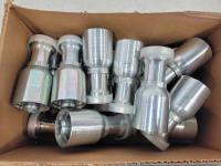 (16) 1 Inch Eaton Aeroquip Hydraulic Fittings