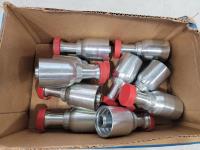 (10) 1 Inch Eaton Aeroquip Hydraulic Fittings