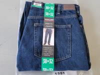 Mens 38 X 32 Relaxed Fit Jeans