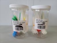 (2) 350 Piece Nylon Cable Ties