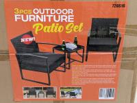 3 Piece Outdoor Patio Set