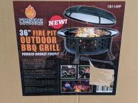 36 Inch Fire Pit Outdoor Grill