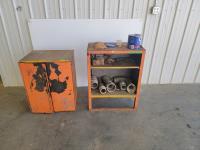 Bolt Bin with Contents, (2) Metal Cabinets and Qty of Camlocks