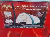 2024 Golden Mountain 306515R-300g PE 30 Ft X 65 Ft X 15 Ft Dome Storage Shelter