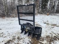 Greatbear Logging Winch- Skid Steer Attachment