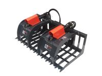 TMG Industrial SG72 72 Inch Rock Skeleton Grapple - Skid Steer Attachment