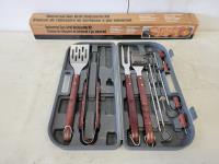 Universal Gas Grills Rotisserie Kit and BBQ Utensil Set