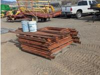 (12) Scaffolding Uprights & (12) Cross Braces