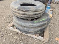(1) 11.00-16 & (1) 10.00-16 Front Tractor Tires
