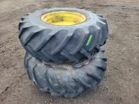(2) Firestone All Traction Champion 18.4-26 Tires