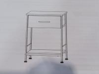 Single Drawer Storage Cabinet