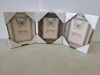 (3) 5 Inch X 7 Inch Picture Frames