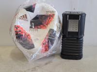 Soccer Ball and Camping Lamp