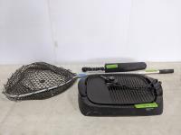Betty Crocker Electric Grill, Fishing Net and Bicycle Fender