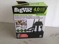 BigVac 4 Gallon Wet/Dry Stainless Steel Vacuum