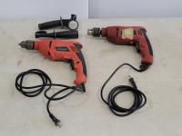 (2) Tool Shop 1/2 Inch Hammer Drills