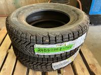 (2) Firestone Winter Force 195/70R14 Tires
