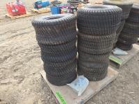 (8) 20X10-8 Turf Tires