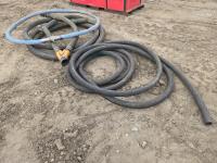 Qty of 2 and 3 Inch Rubber Suction Hose