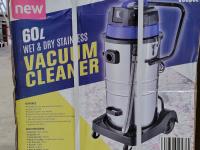 60L Wet & Dry Stainless Vacuum Cleaner