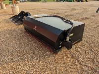 John Deere BR84 84 Inch Bucket Broom Sweeper - Skid Steer Attachment