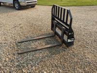 John Deere 48 Inch Pallet Forks - Skid Steer Attachment