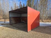 9 Ft X 15 Ft Metal Livestock Shelter