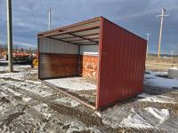 9 Ft X 15 Ft Metal Livestock Shelter