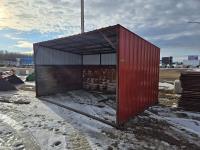 9 Ft X 15 Ft Metal Livestock Shelter