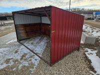 9 Ft X 15 Ft Metal Livestock Shelter