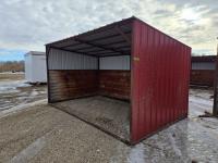 9 Ft X 15 Ft Metal Livestock Shelter