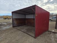 9 Ft X 15 Ft Metal Livestock Shelter