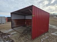 9 Ft X 15 Ft Metal Livestock Shelter