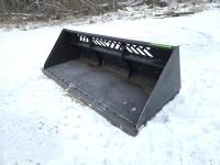 Virnig 100 Inch Snow Bucket - Skid Steer Attachment