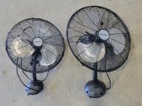 (2) Hurricane High Velocity Wall Fans