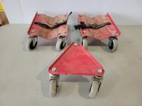 3 Piece Snowmobile Dollies