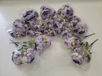 (16) Purple Artificial Flowers