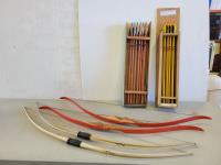 (4) Recurve Bows and (24) Arrows
