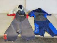 Mens Size Large and Youth Size Medium Wetsuits