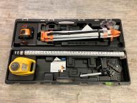 (1) Johnson 40-6700 Laser with Stand Surveyors Measure & (1) Spectra Hu301 Precision Laser