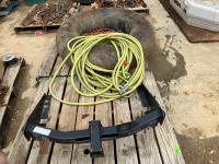 (3) Extension Cords, Garden Hose, 6000 lb 38 Inch Wide Hitch, 48 Inch Diameter Inner Tube