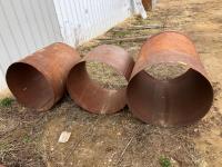 (3) 33 Inch Diameter Pipe From 27 Inch to 45 Inch Long