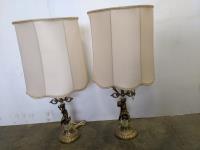 (2) Antique Table Lamps