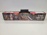 Kitchen King 9 Piece Knife Set - Stainless Steel