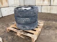 Qty of (3) 235/80R17 Tires w/ Rims