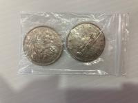 (2) Canadian Silver Dollars