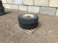 Qty of (2) 11R22.5 Tires w/ Rims