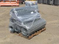 (6) Rolls 2 Inch X 4 Inch X 4 Ft Galvanized Horse Fence